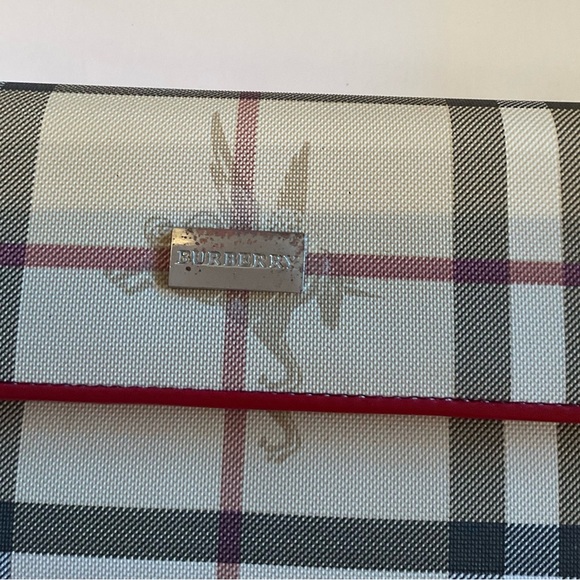 Burberry’s Checkered Clutch - Red and Black - Picture 3 of 11